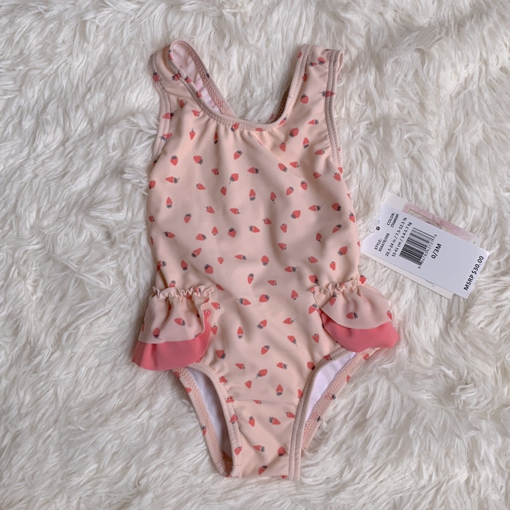 Jessica Simpson Baby Girl Strawberry 🍓 Swimsuit
